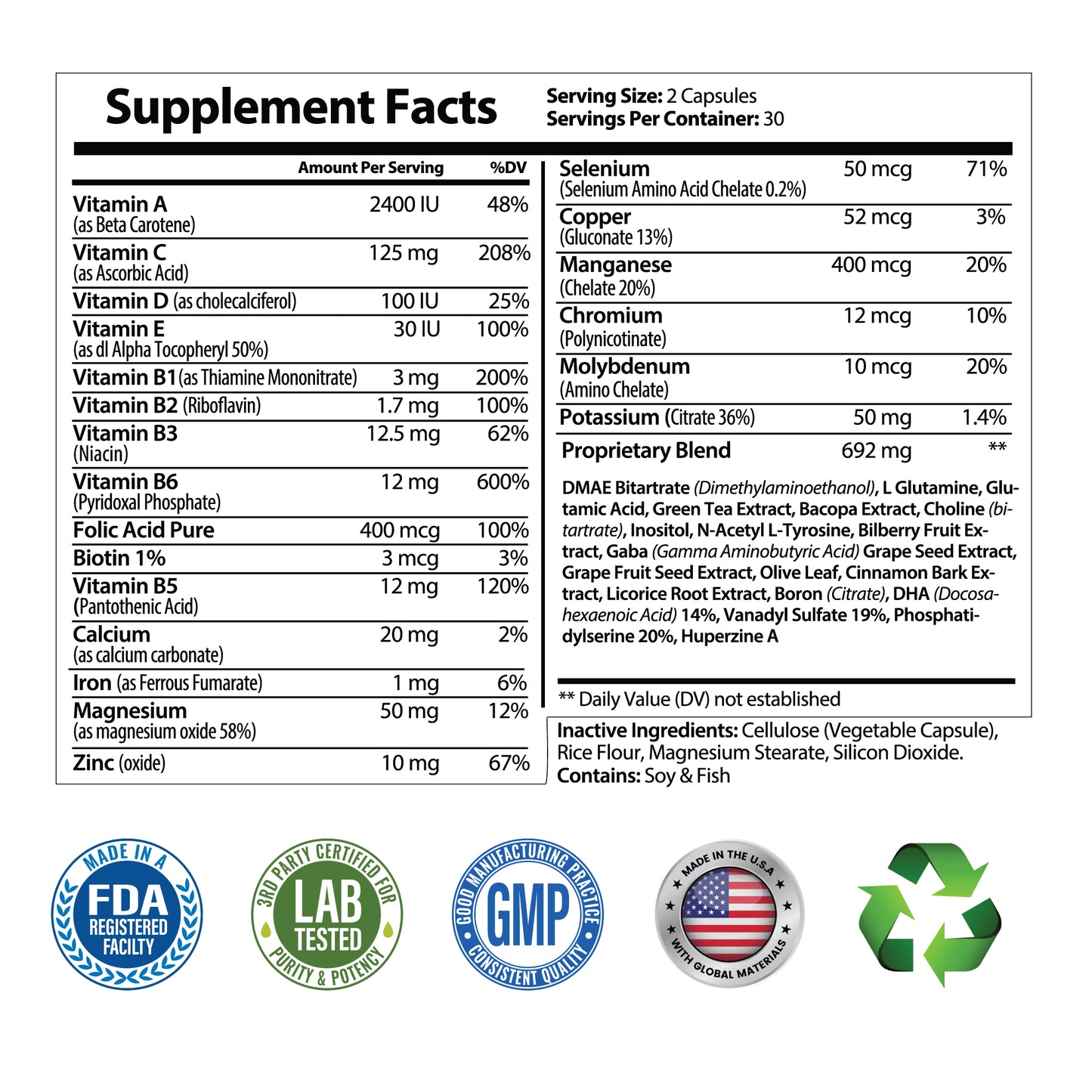 Mat Brain+ | Nootropic Brain Support for Grapplers